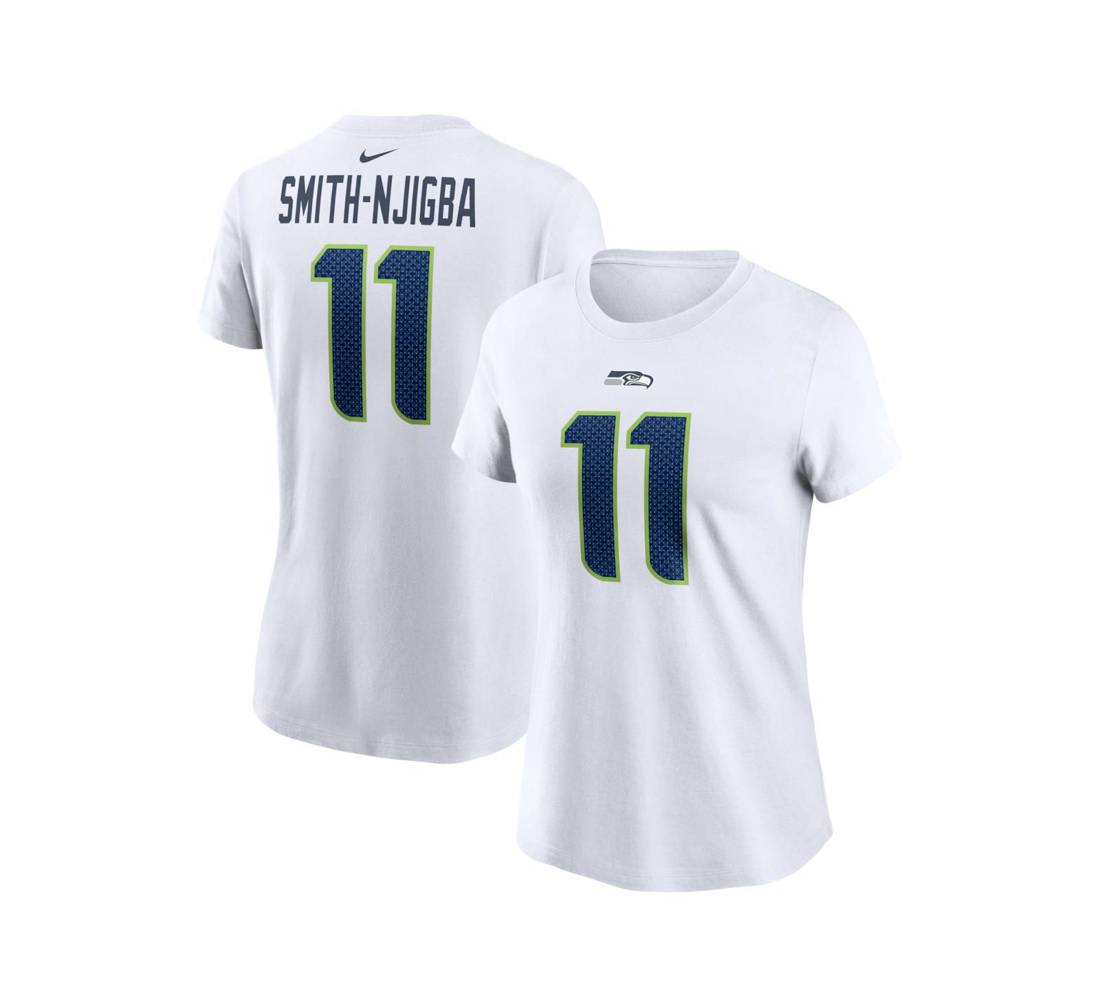 Nike Women's Jaxon Smith-Njigba White Seattle Seahawks Player Name & Number T-Shirt
