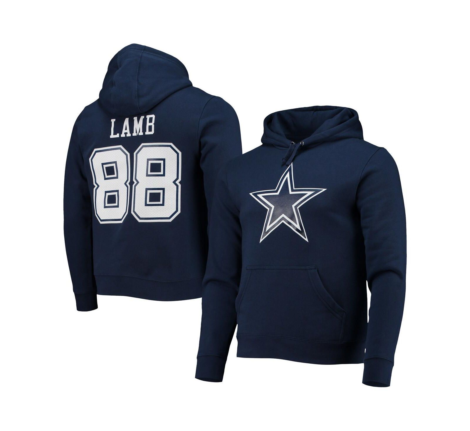 Детское худи Fanatics CeeDee Lamb Navy Dallas Cowboys Big & Tall Fleece
