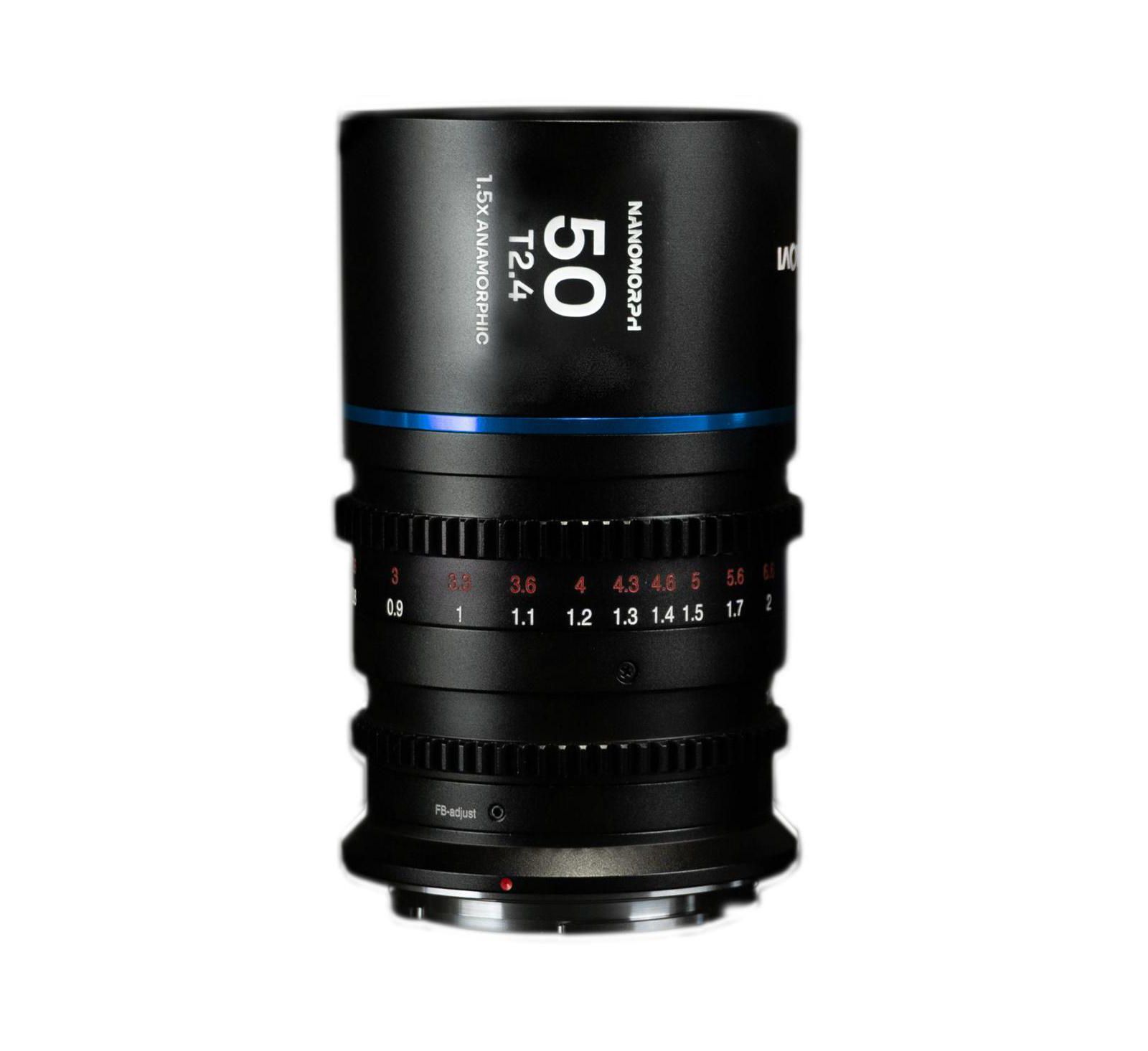 Venus Laowa Nanomorph 50mm T2.4 1.5x S35 Anamorphic Lens for Canon RF