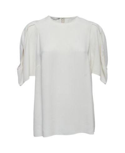 Женская блузка Pre-Owned Stella McCartney Crepe Slit Sleeve Detail Blouse
