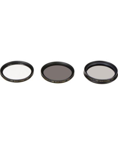 Vivitar 3-Piece UV/CPL/ND8 62mm Filter Kit
