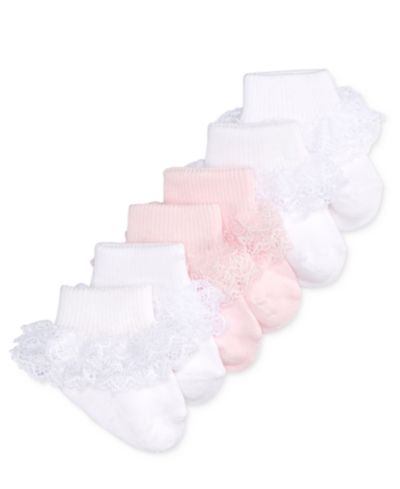 Детские носочки First Impressions Baby Girls Lace, 3 шт