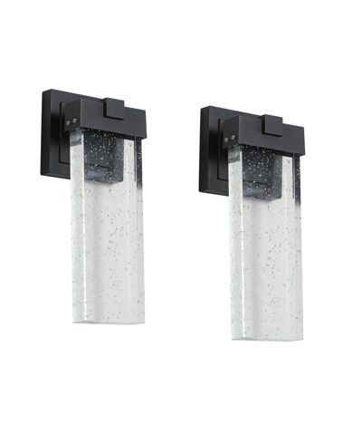 Комплект из 2 штук Clihome уличные водонепроницаемые прозрачные LED настенные светильники