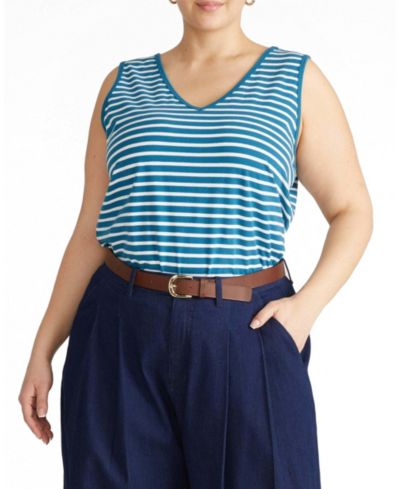 Ink blue/white stripe