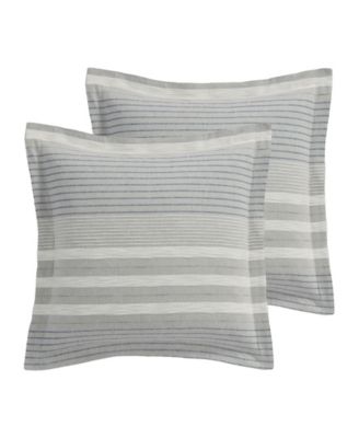 Levtex Home Hawthorn Stripes Cotton 2-Piece Sham Set, European