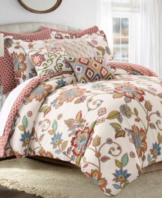 Levtex Home Clementine Reversible 2-Piece Duvet Cover Set, Twin/Twin XL