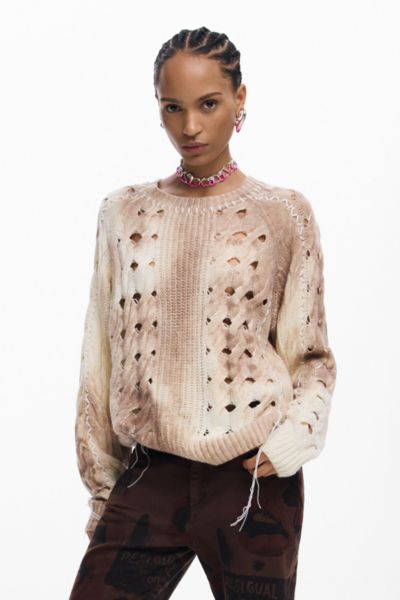 Женский вязаный свитер Desigual Chunky Knit