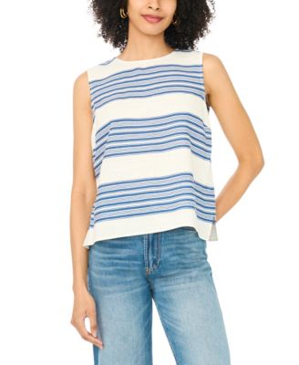 Женский трикотажный топ Vince Camuto Sleeveless Crewneck