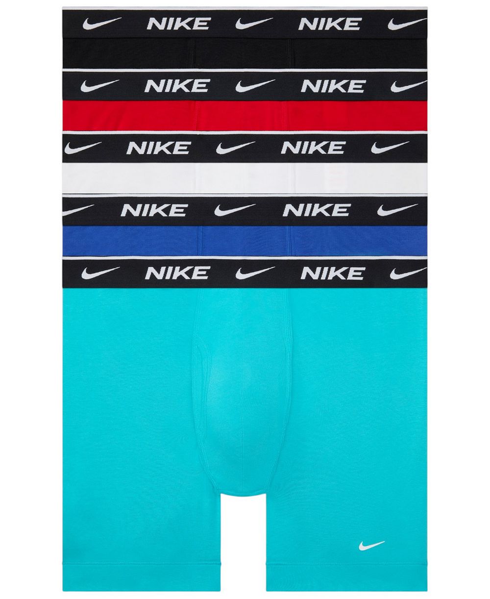 Nike Men's Stretch Cotton-Blend Boxer Briefs, 5-Pack