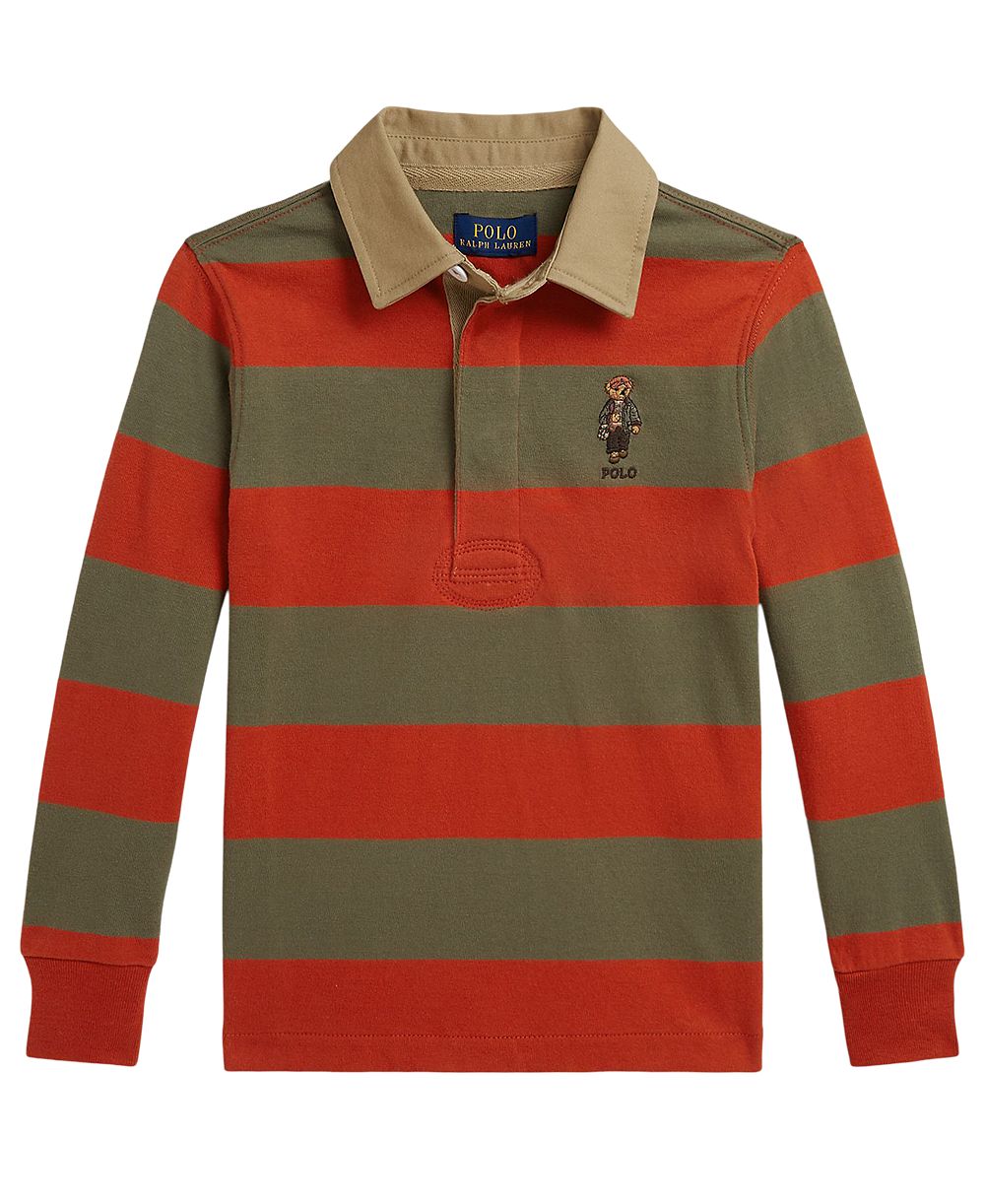 Детская рубашка-поло Polo Ralph Lauren Boys' 2T-7 Polo Bear Rugby