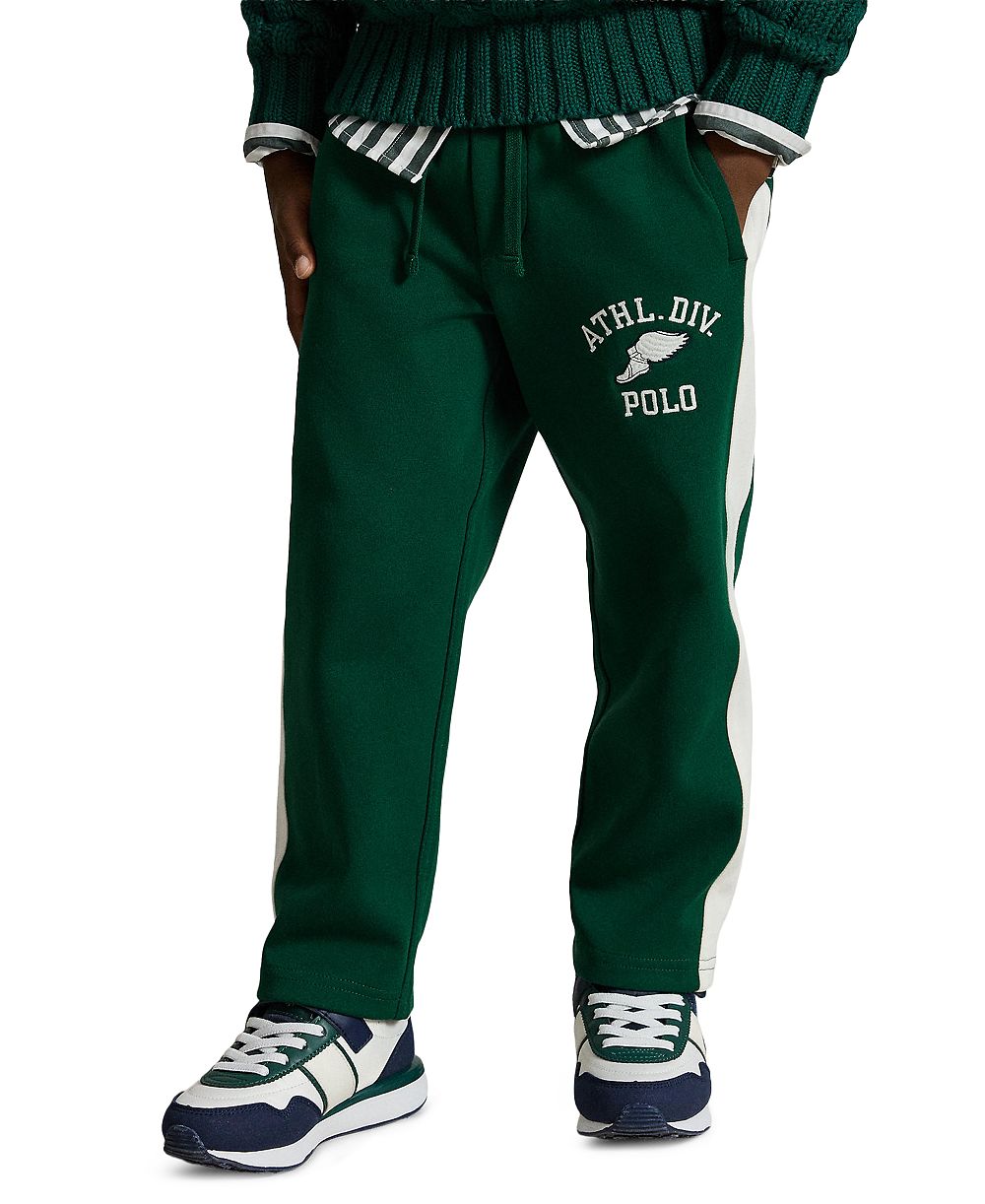 Polo Ralph Lauren Boys' 2T-7 Logo Double-Knit Track Pants