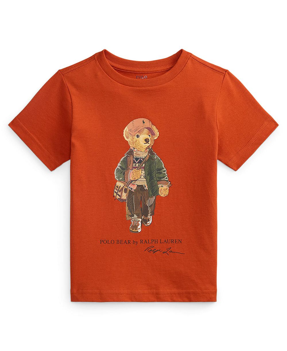 Детская футболка Polo Ralph Lauren Boys' 2T-7 Polo Bear Cotton Jersey
