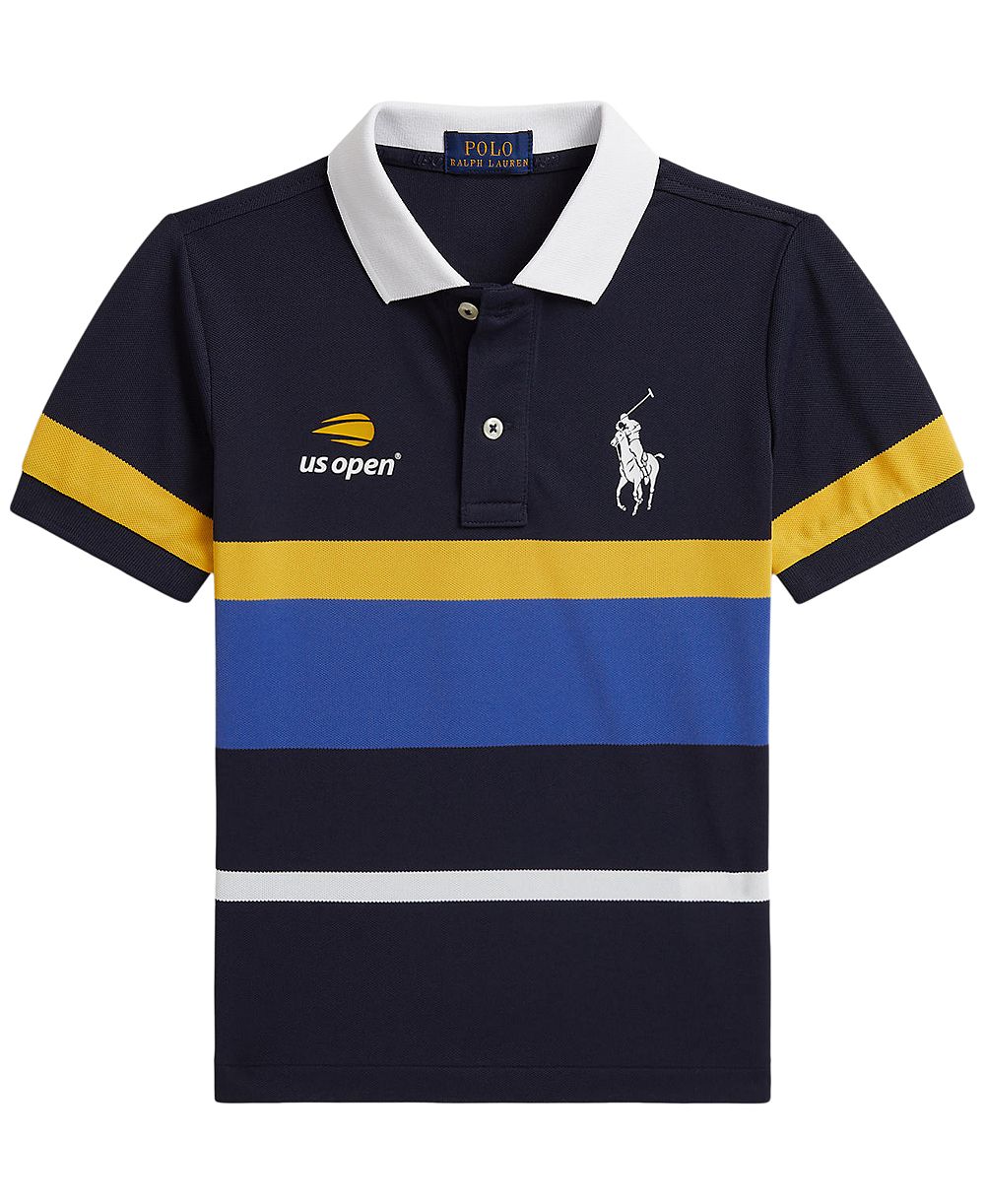 Детская рубашка-поло Polo Ralph Lauren US Open Ball с коротким рукавом, размер 2T-7