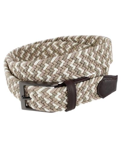 TRAFALGAR Big & Tall Edward European Weave Golf Braided Belt