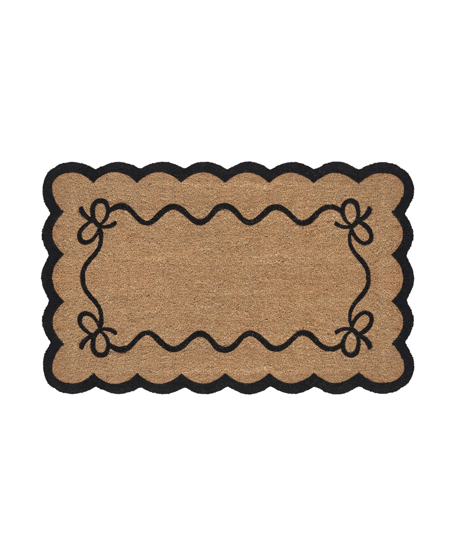 Коврик для двери VCNY Home Bow Scalloped Edge Coir Outdoor, 30" x 48"