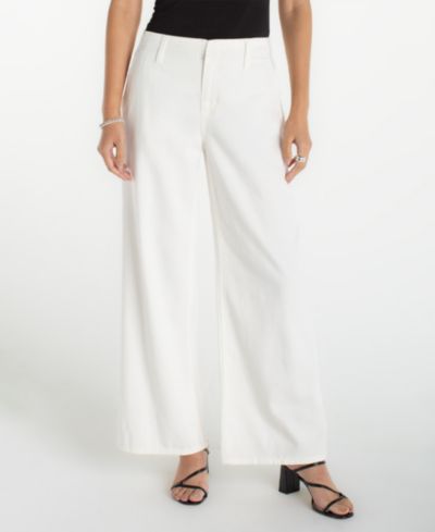 Liverpool Los Angeles Petite Weekender Wide-Leg Pants