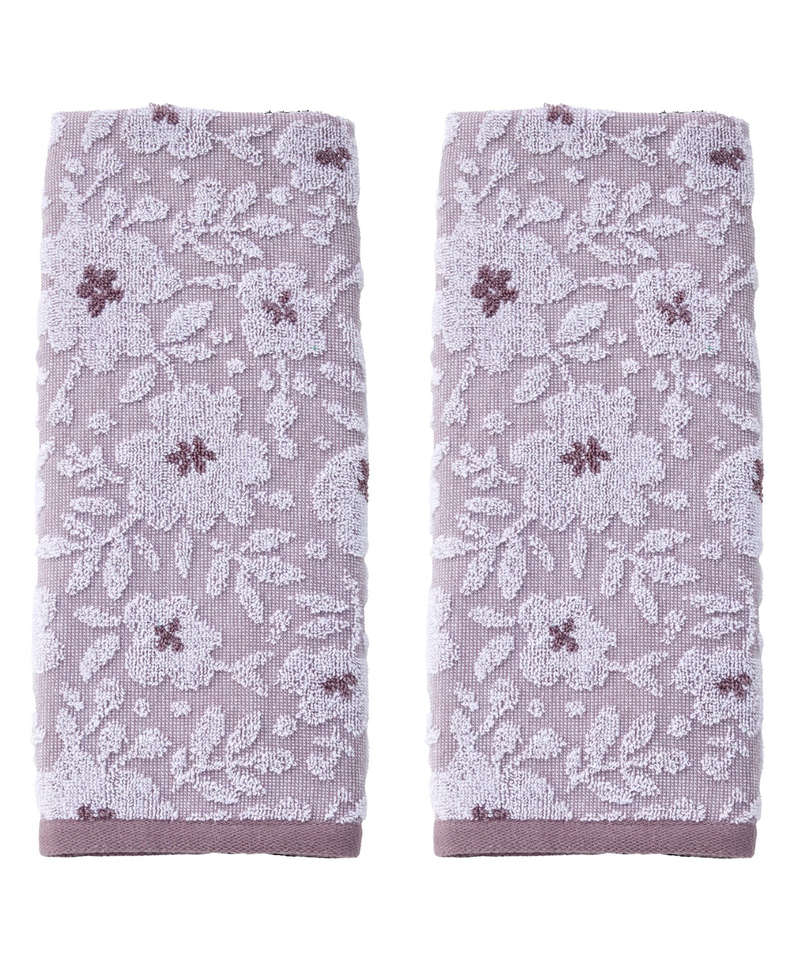 Набор из 2 махровых полотенец SKL Home Floral Jacquard