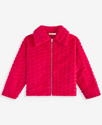 Epic Threads Toddler Girls' 2T-5T Heart Faux-Fur Jacket, Macy's Exclusive