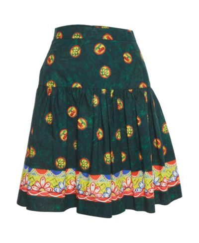 Pre-Owned Dolce & Gabbana Женский Cherry Print Cotton Mini Skirt