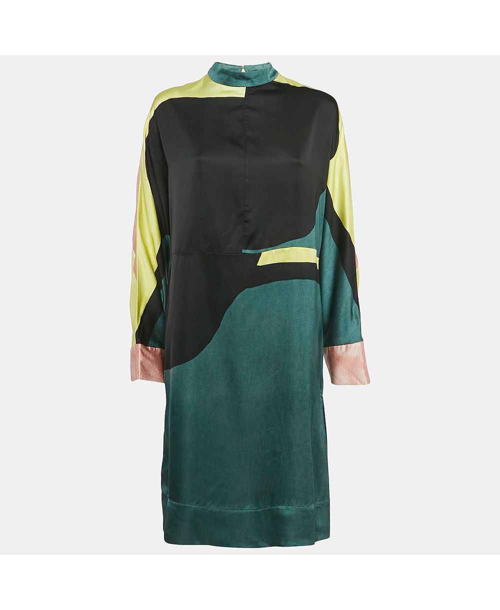 Женское атласное платье Marni Shift, б/у