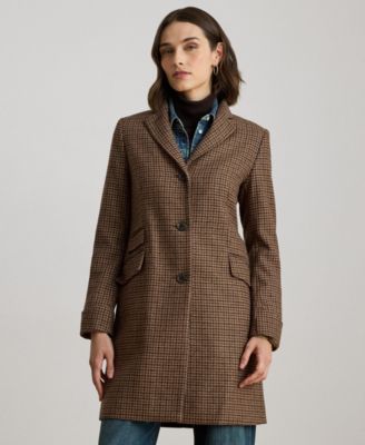 Lauren Ralph Lauren Women's Single-Breasted Walker Coat, Created for Macy's