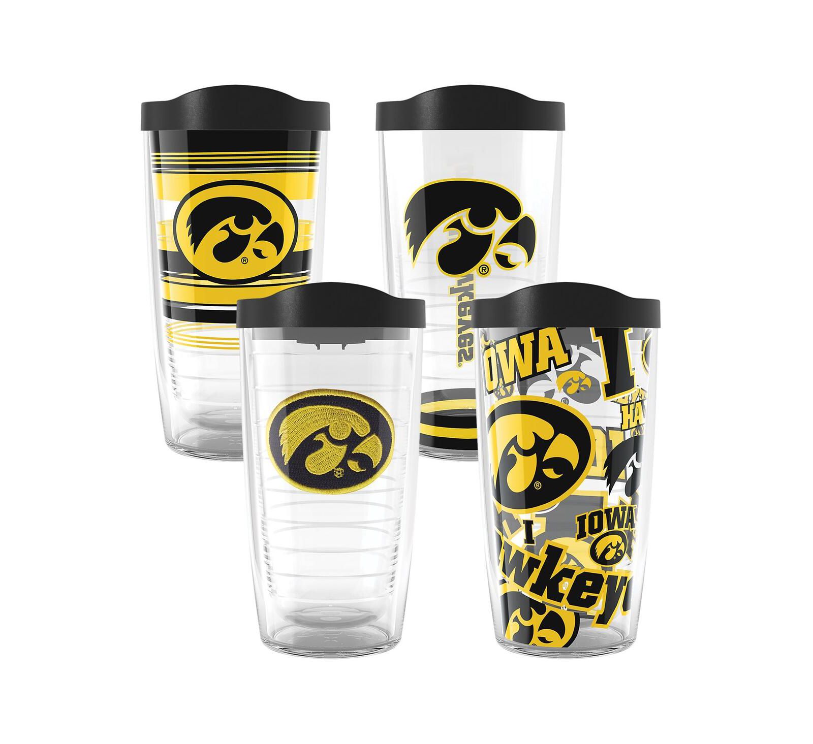 Набор стаканов Tervis Iowa Hawkeyes 4-Pack 16oz. Classic