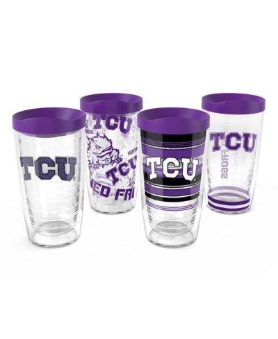 Tervis набор классических стаканов TCU Horned Frogs, 4 шт, 16oz.