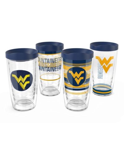 Набор стаканов Tervis West Virginia Mountaineers 4-Pack 16oz. Classic Tumbler Set