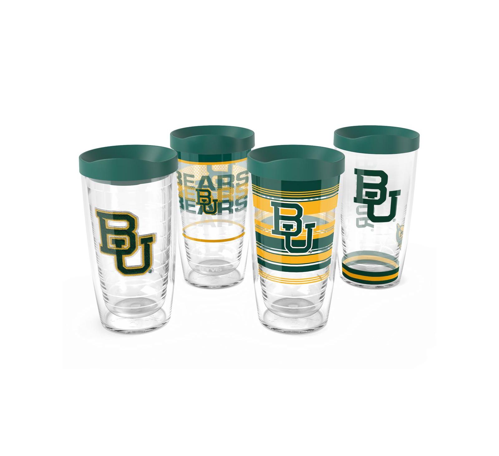 Tervis Baylor Bears 4-Pack 16oz. Classic Tumbler Set