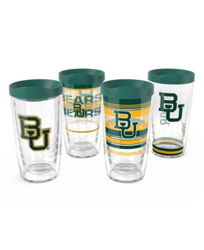 Набор классических стаканов Tervis Baylor Bears, 4 шт, 16oz.