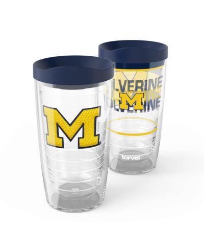 Tervis Michigan Wolverines 2-Pack 16oz. Competitor Emblem Tumbler Set