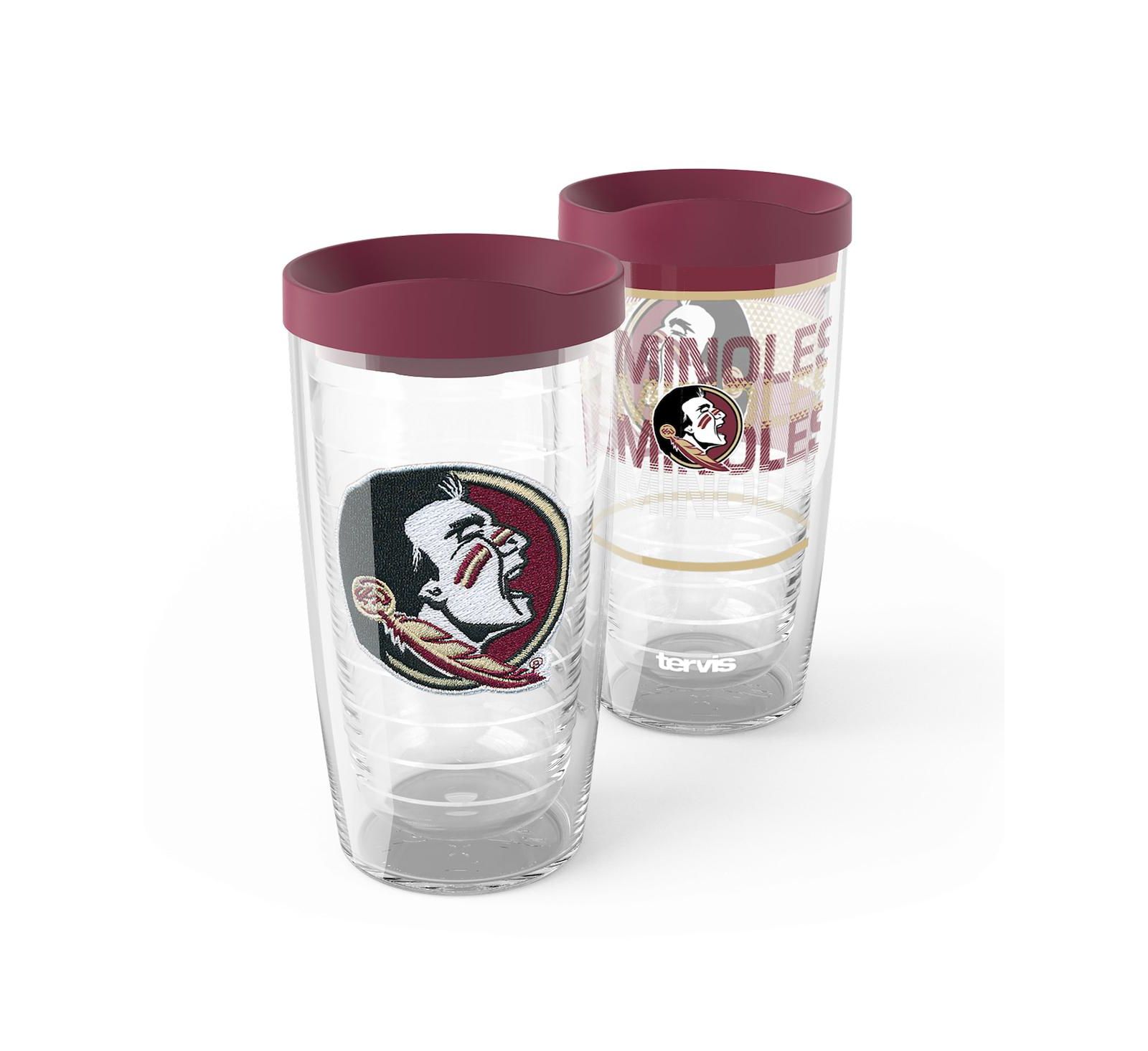 Tervis Florida State Seminoles 2-Pack 16oz. Competitor Emblem Tumbler Set