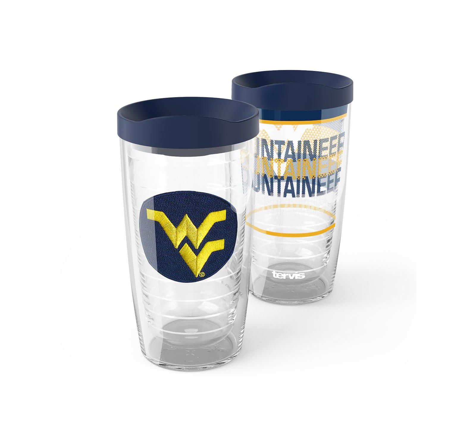Tervis West Virginia Mountaineers 2-Pack 16oz. Competitor Emblem Tumbler Set