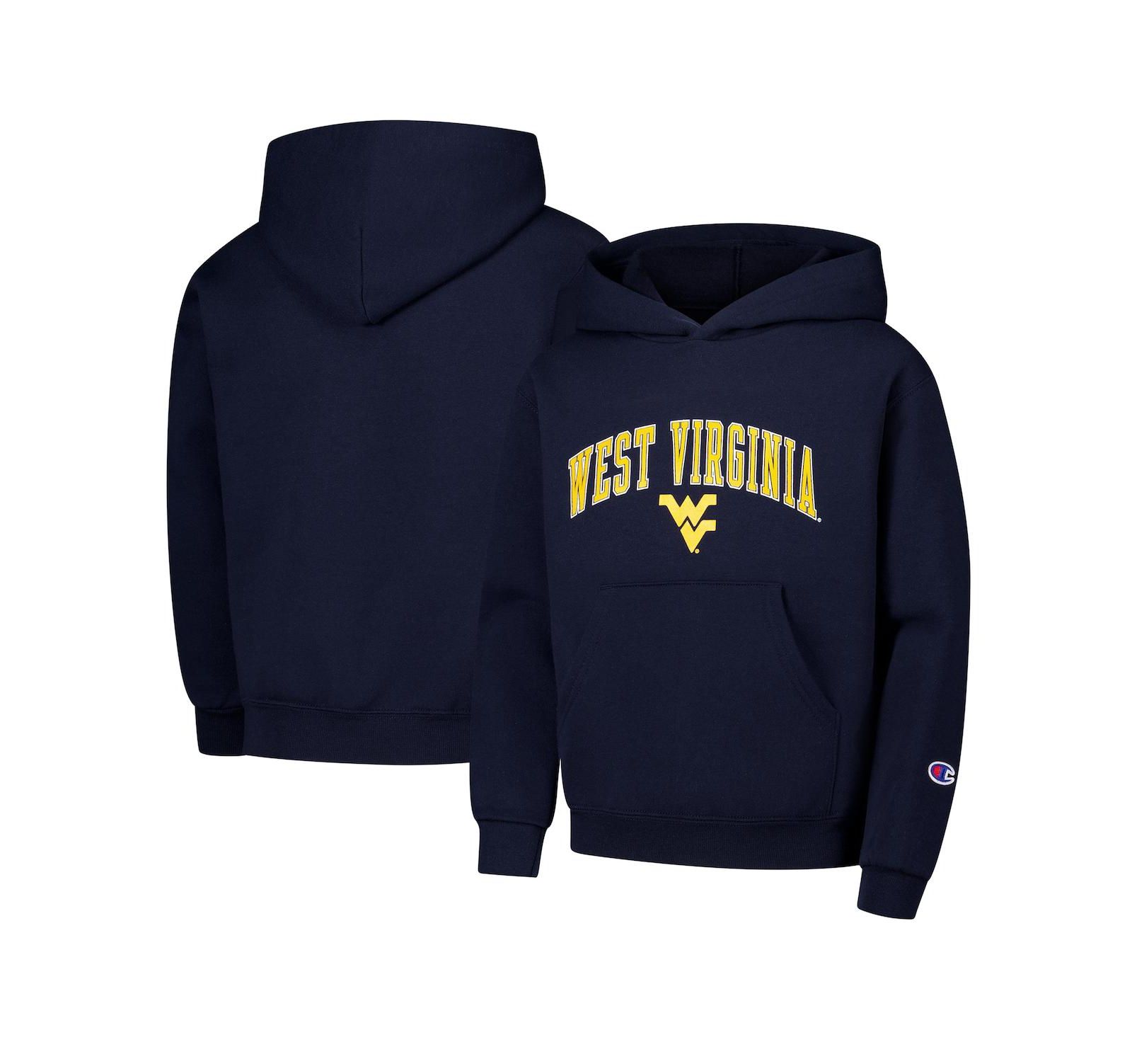 Худи Champion Big Boys and Girls Navy West Virginia Mountaineers