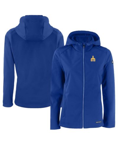 Женская куртка Cutter & Buck Women's Royal Seattle Mariners Evoke Eco Softshell Full-Zip Jacket