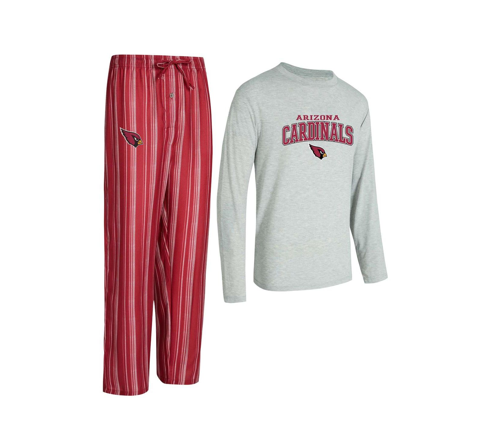 Concepts Sport Men's Arizona Cardinals Petition Long Sleeve Top & Pants Sleep Set