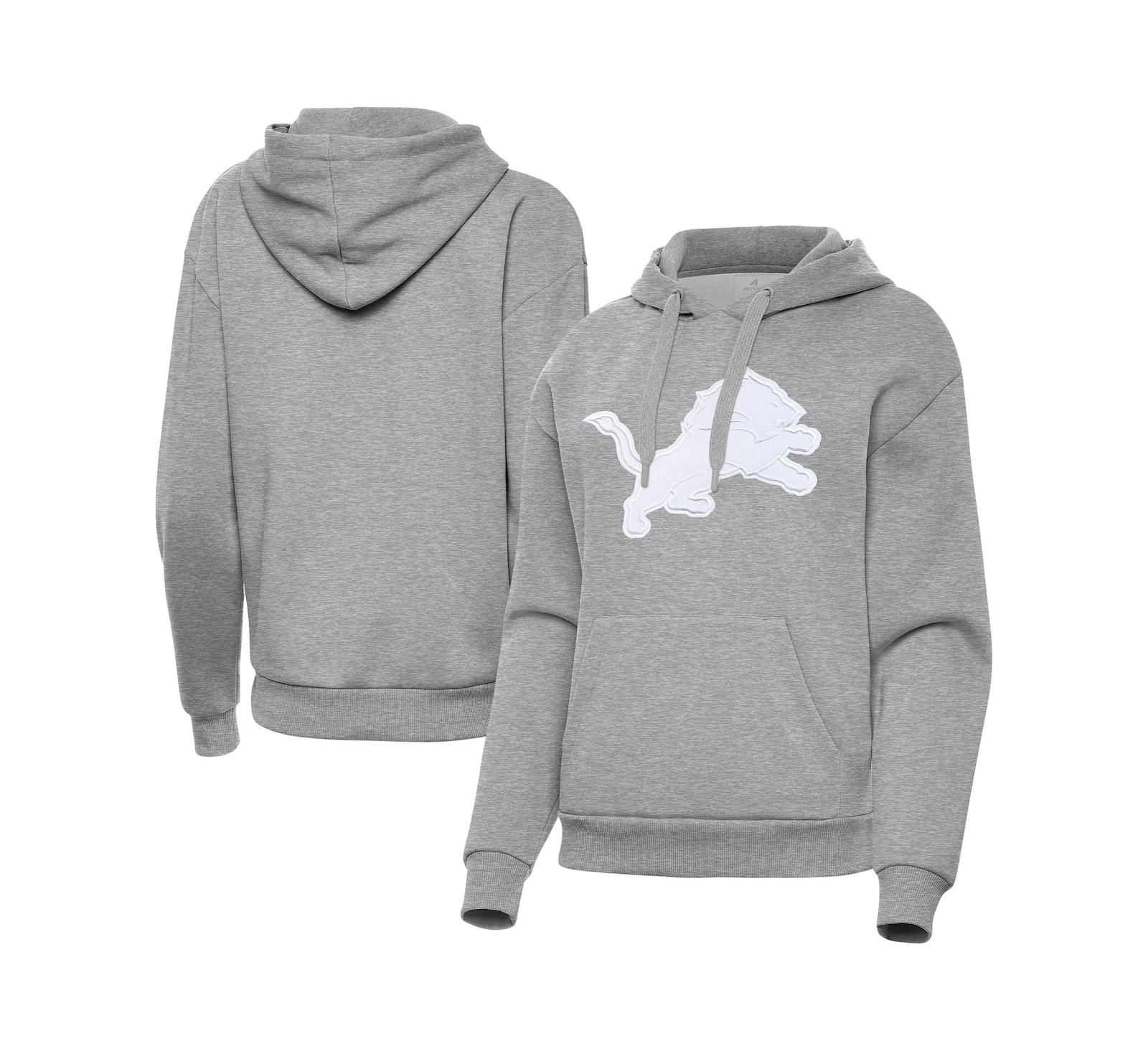 Женское худи Antigua Detroit Lions Victory Pullover
