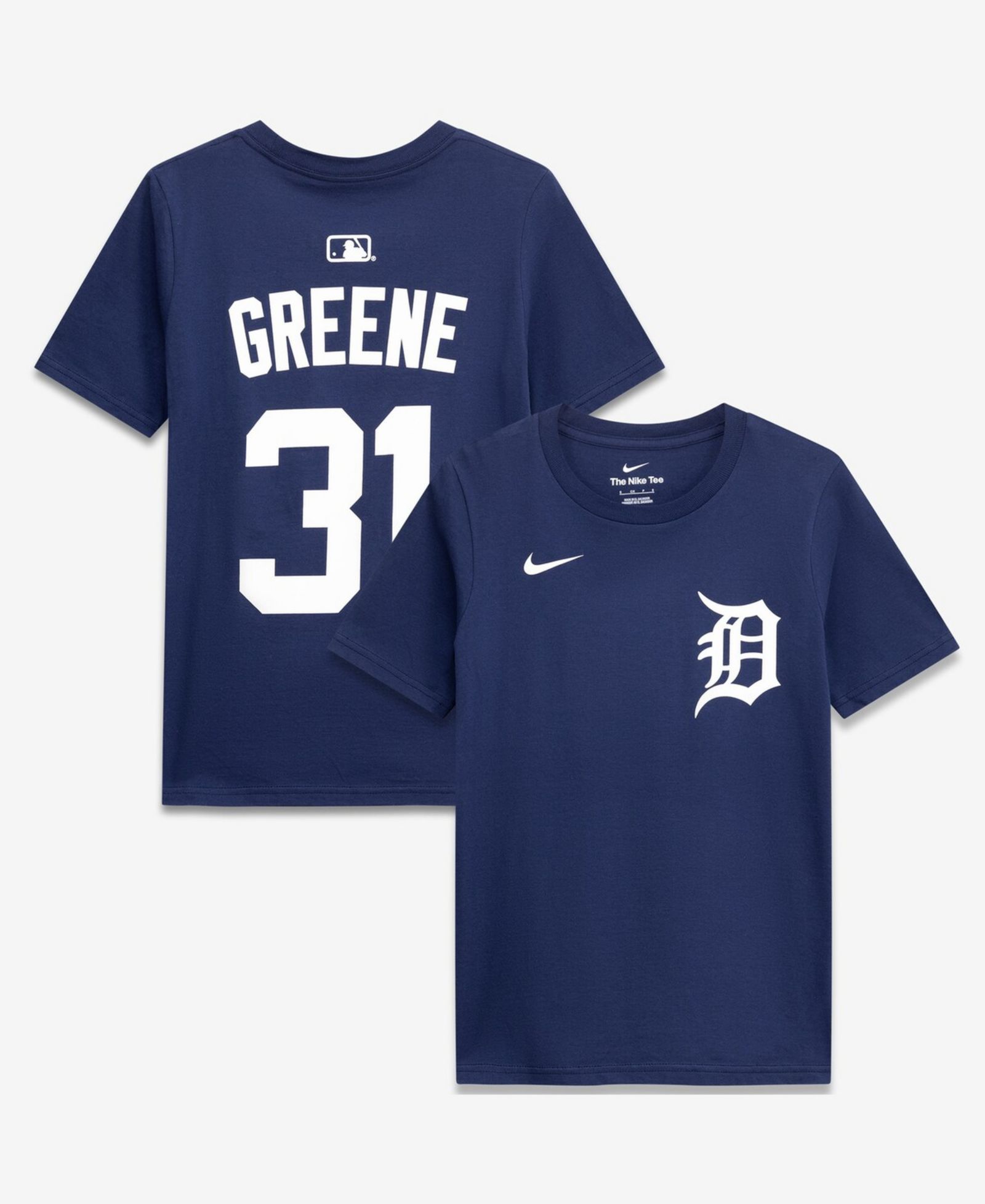 Nike T-Shirt Riley Greene Navy Detroit Tigers для мальчиков и девочек