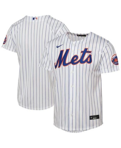 Nike Big Boys and Girls White New York Mets Home Stadium Jersey