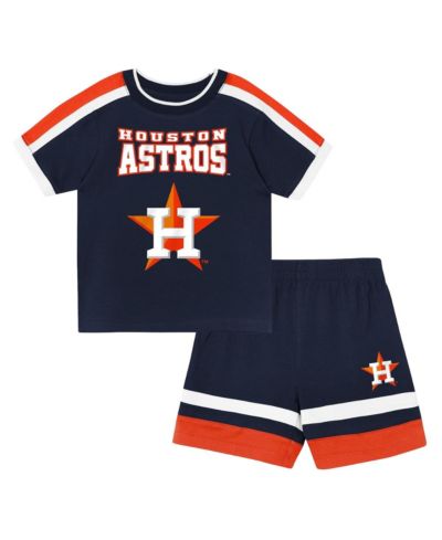 Комплект из футболки и шорт Outerstuff Toddler Navy Houston Astros Ground Ball