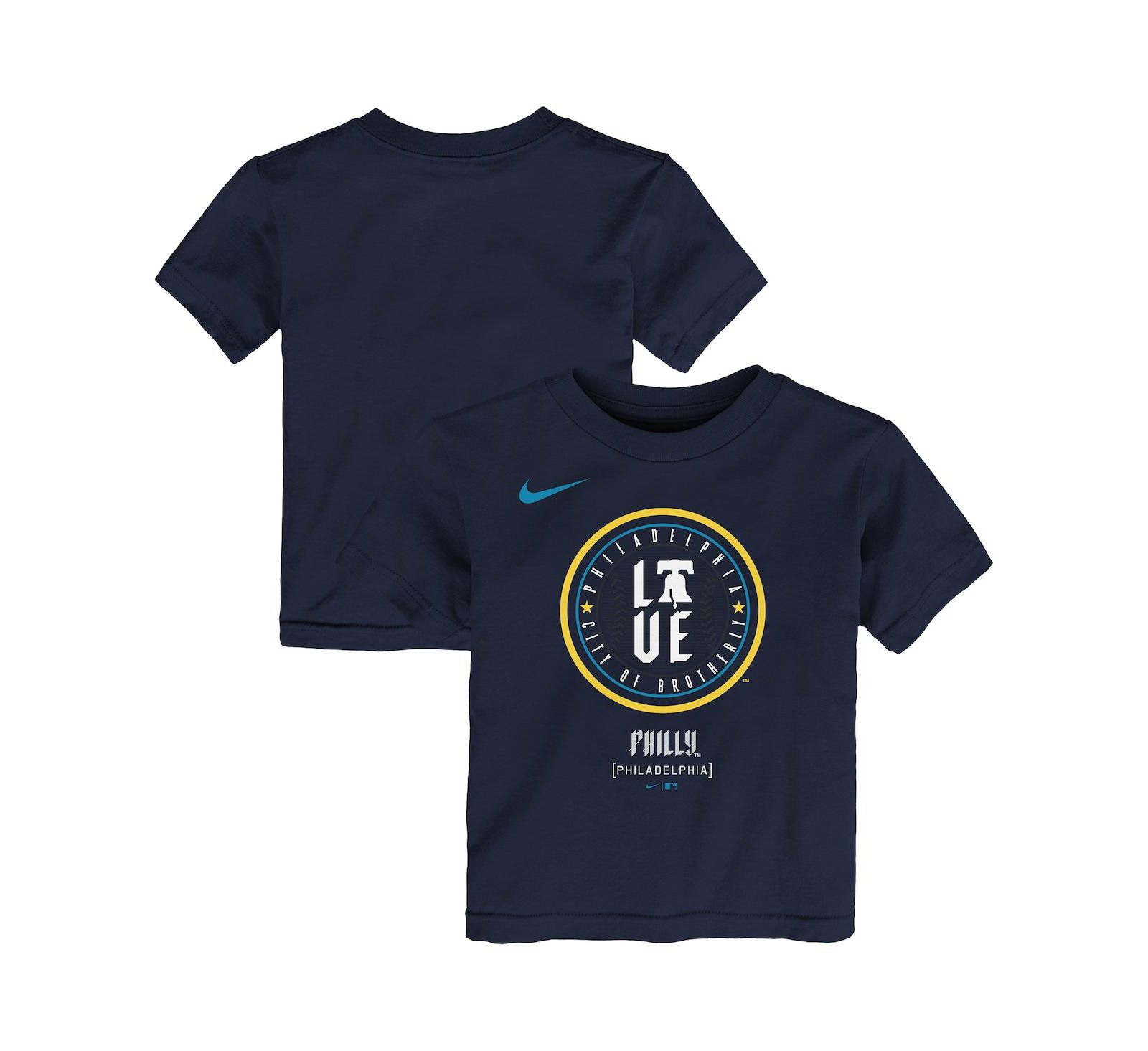 Nike Toddler Navy Philadelphia Phillies City Connect Logo T-Shirt