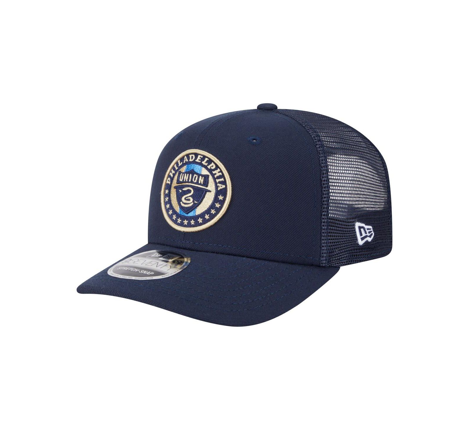New Era Men's Navy Philadelphia Union Jersey Hook 9SEVENTY Adjustable Hat