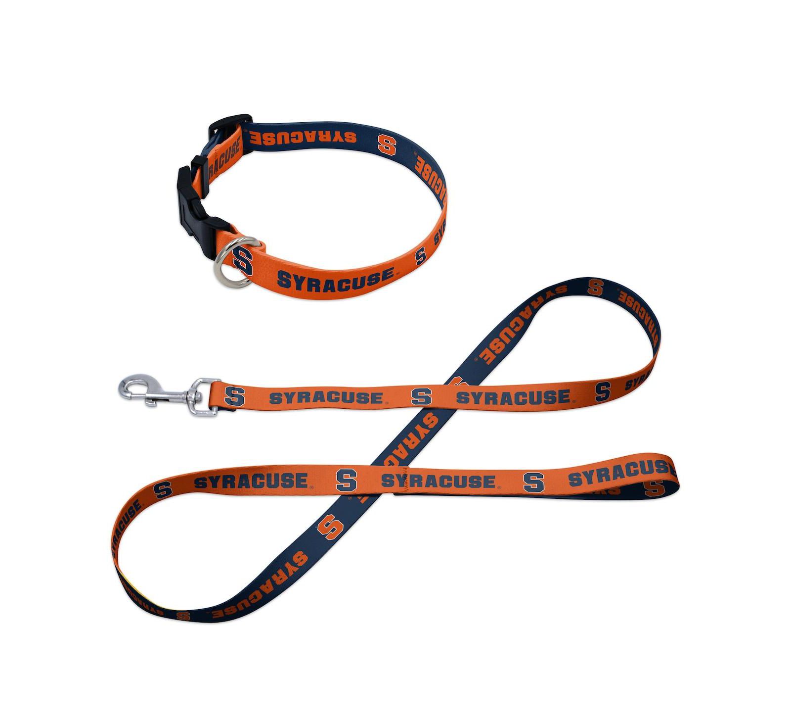 Набор ошейник и поводок Wincraft Syracuse Orange Pet
