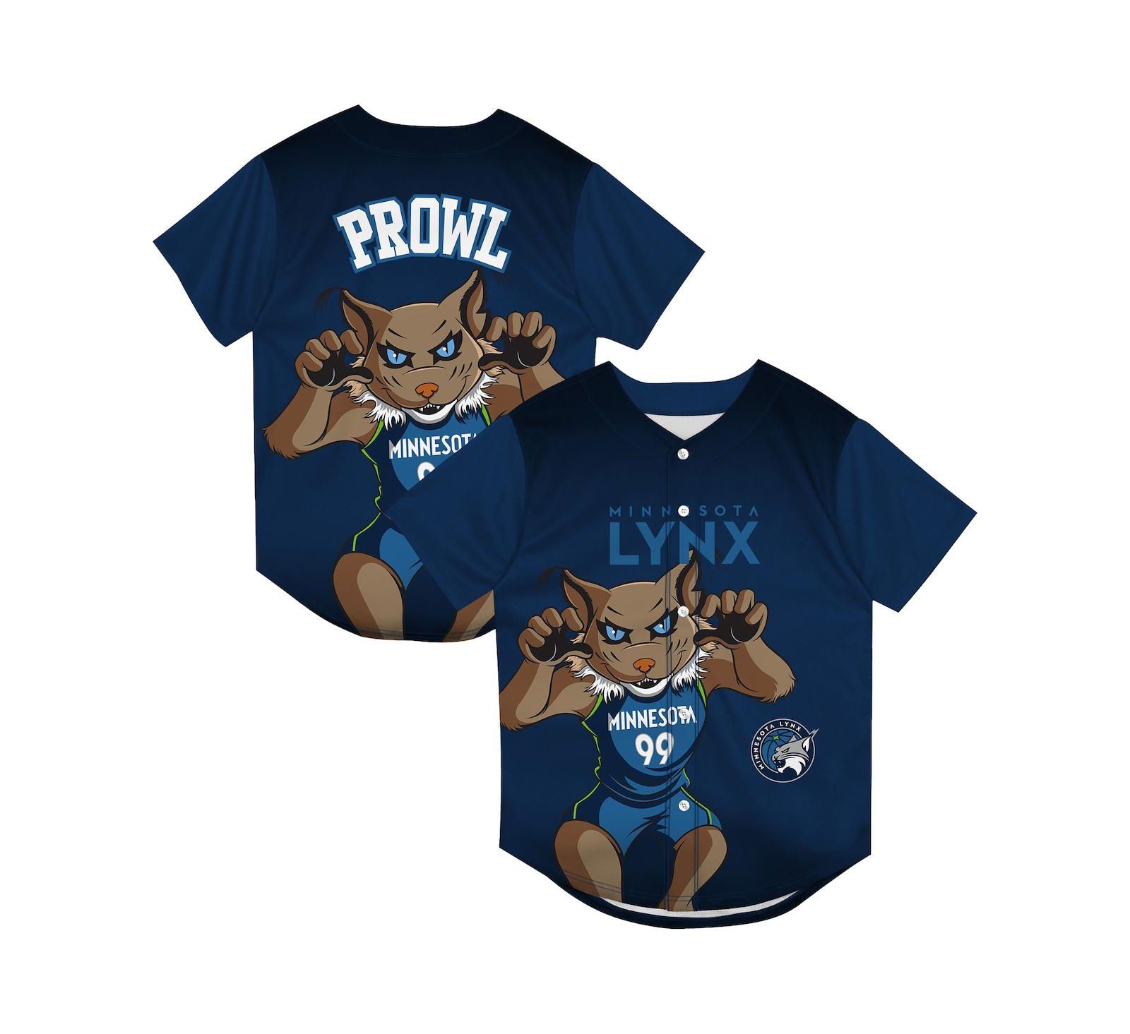 Outerstuff детская джерси Minnesota Lynx Mascot Friend Mesh, темно-синяя