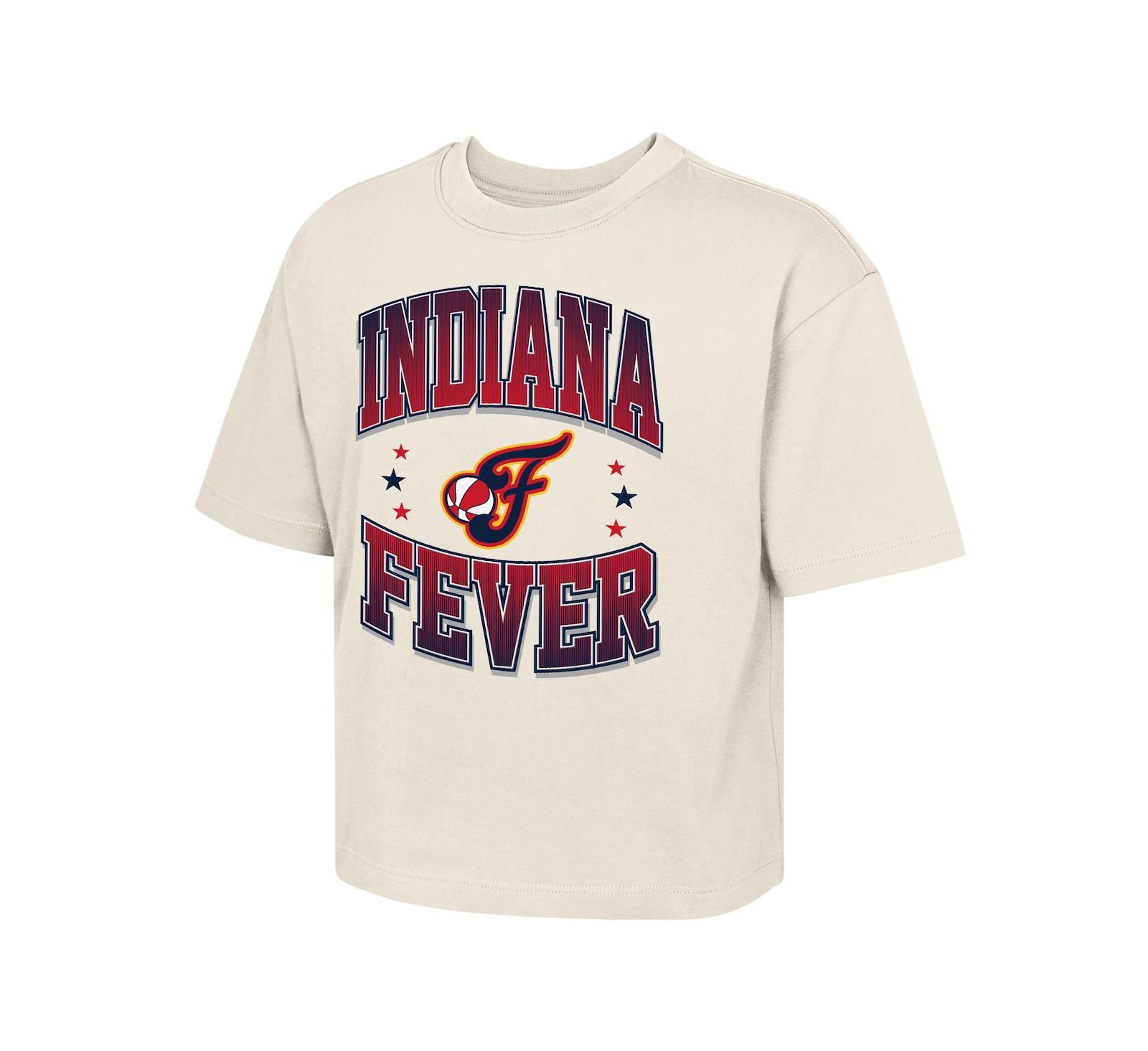 Футболка Outerstuff Big Boys and Girls Natural Indiana Fever Unbeatable Boxy
