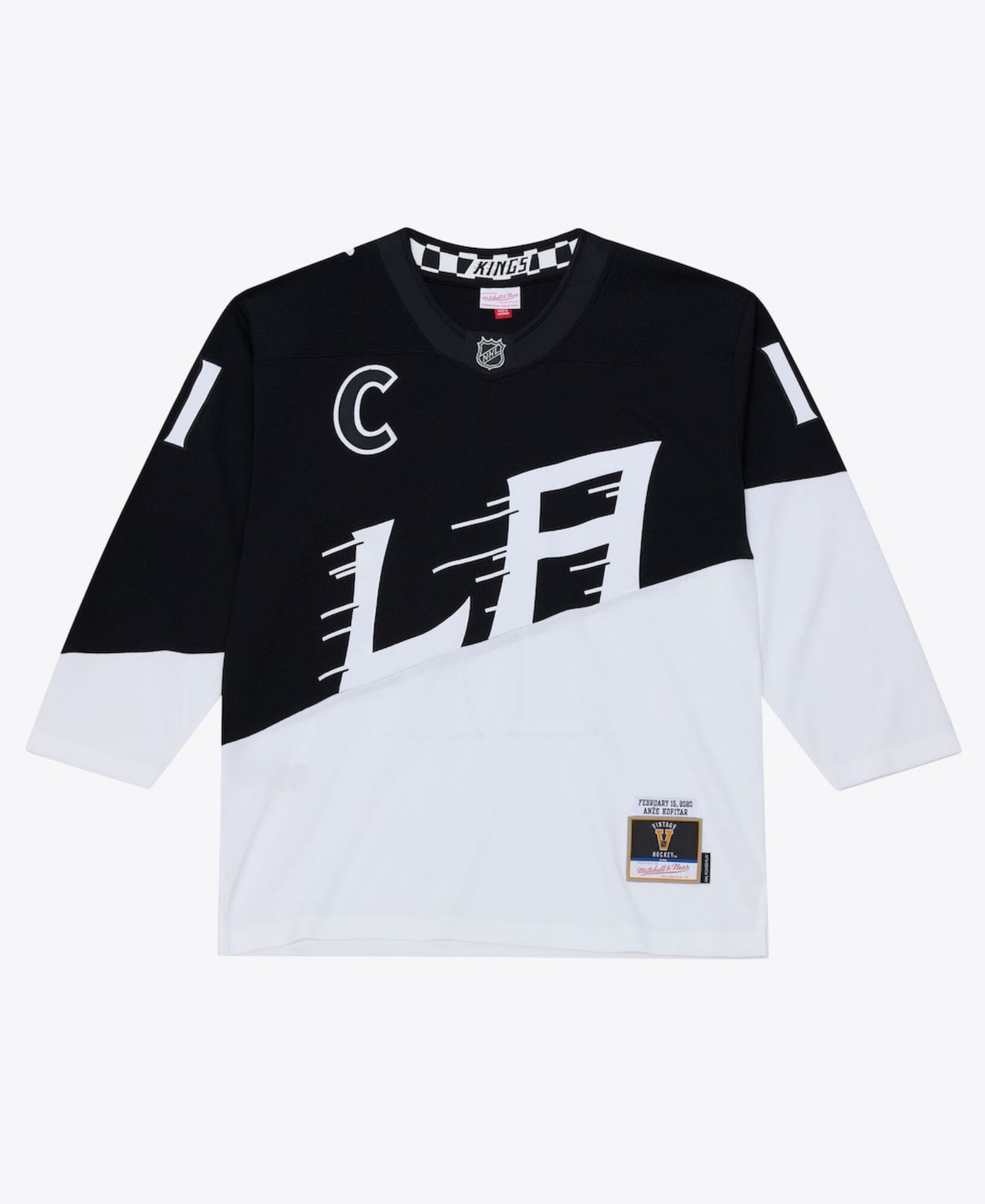 Мужская джерси Mitchell & Ness Anze Kopitar Black Los Angeles Kings 2020 Power Play