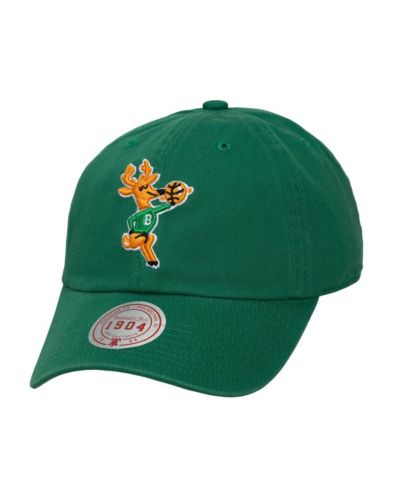 Mitchell & Ness Мужская регулируемая кепка Milwaukee Bucks Hardwood Classics 1904, Hunter Green