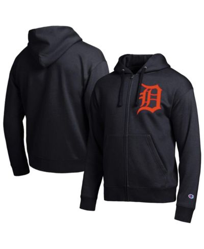 Мужское худи Champion Detroit Tigers All-Star с полной молнией, черное