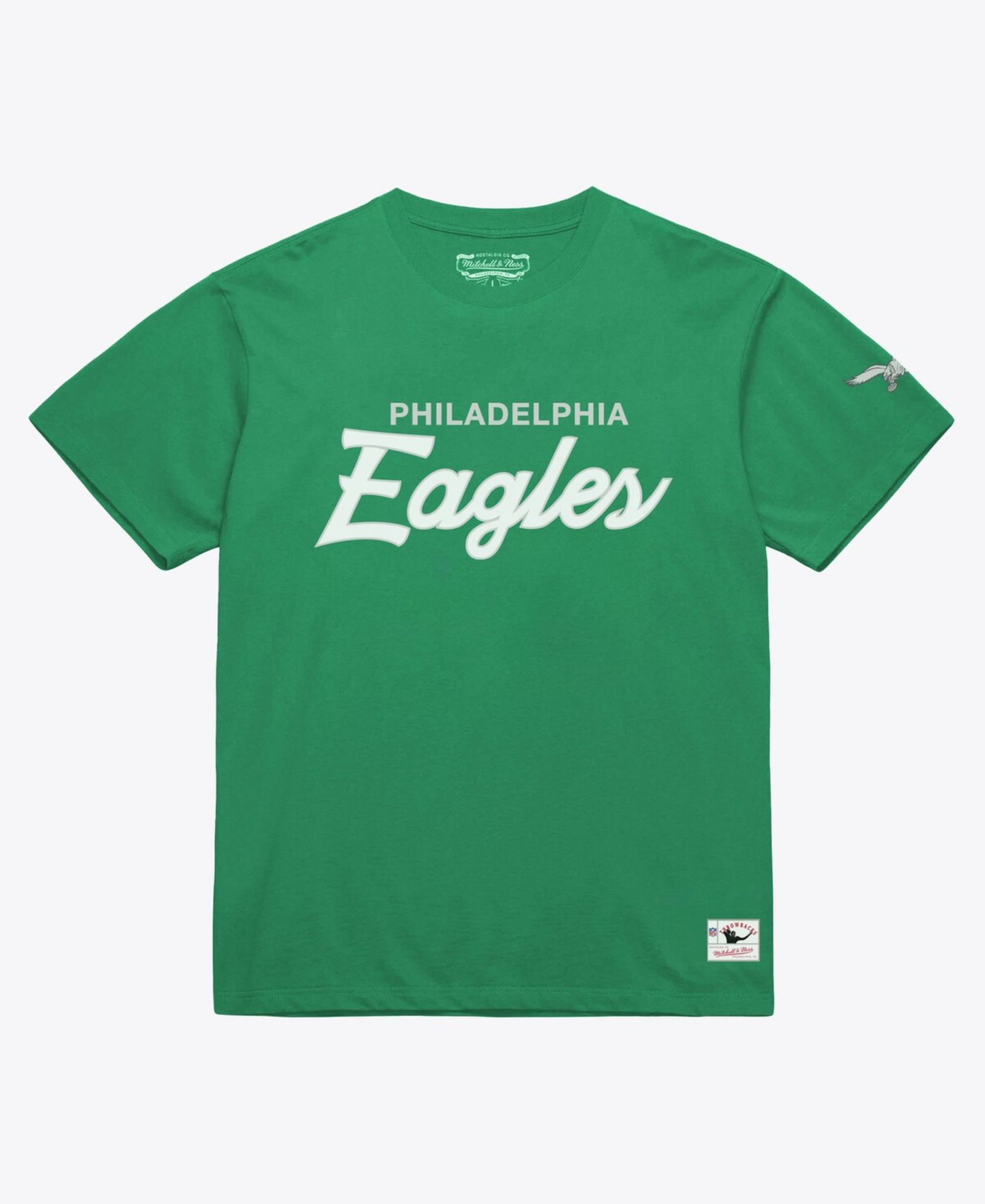 Мужская футболка Mitchell & Ness Philadelphia Eagles Head Coach Classic Kelly Green