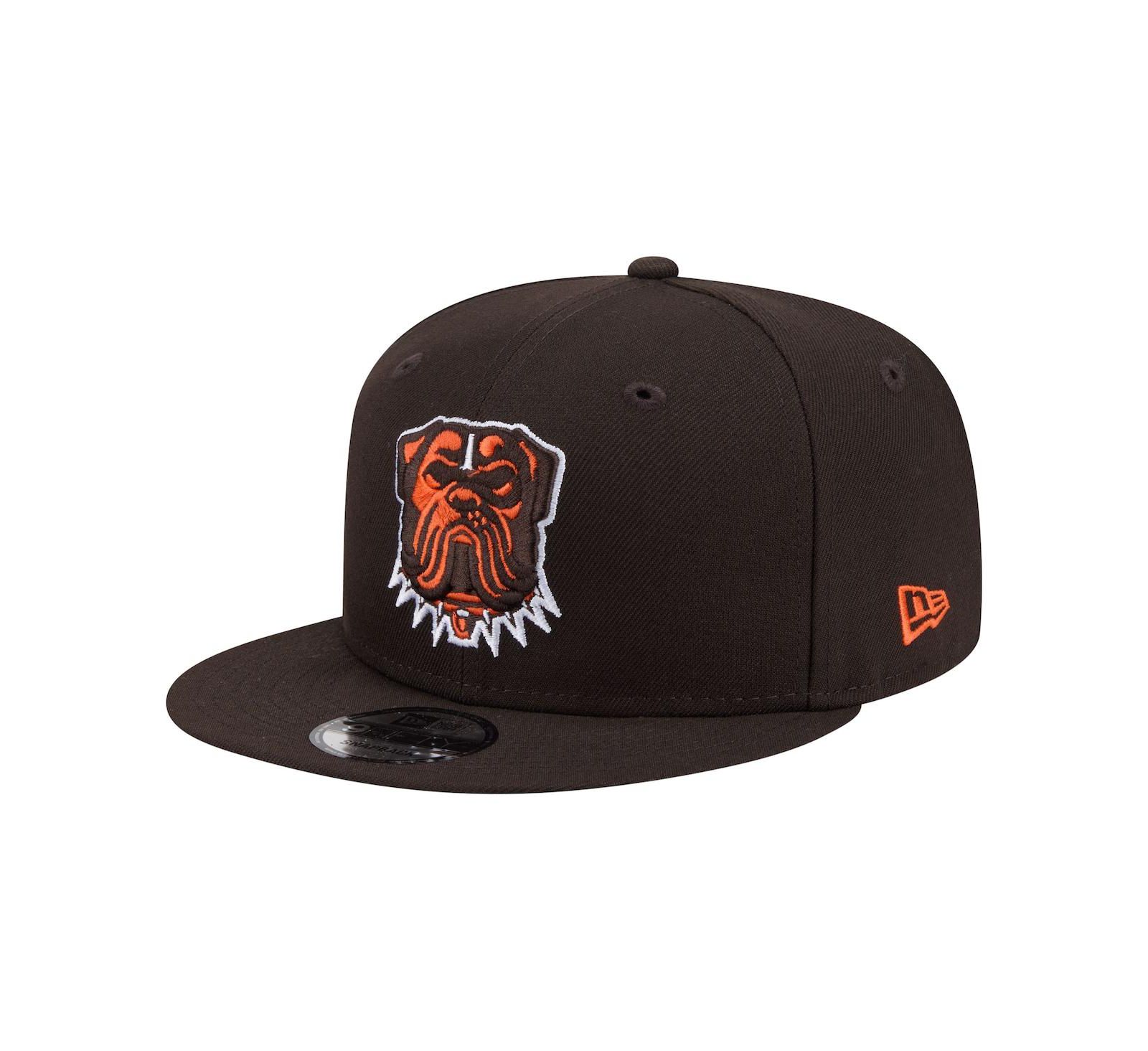 Мужская кепка New Era Cleveland Browns 9FIFTY Snapback коричневая